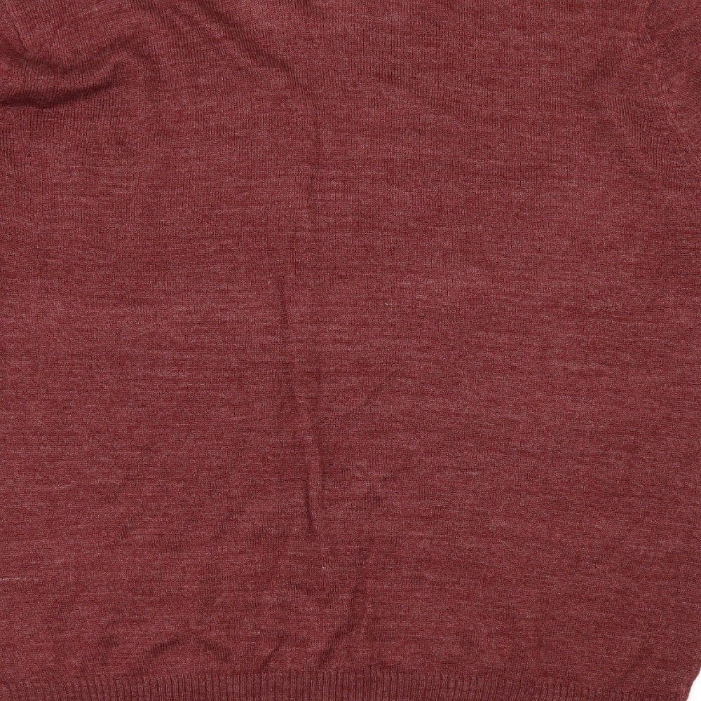 Brave Soul Mens Red   Pullover Jumper Size XL