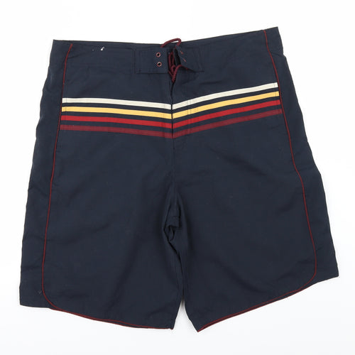 Elsengger Mens Blue   Bermuda Shorts Size L - SWIM SHORTS