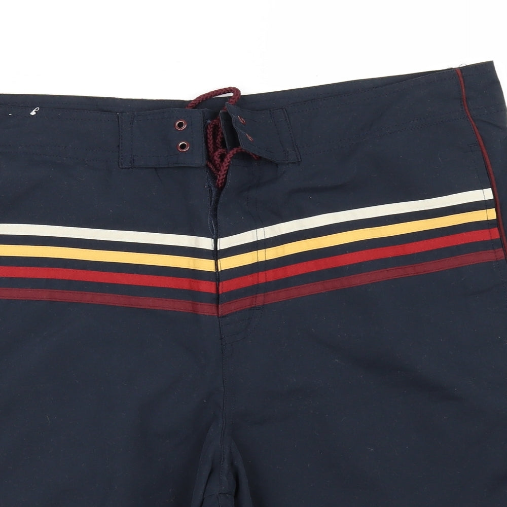 Elsengger Mens Blue   Bermuda Shorts Size L - SWIM SHORTS