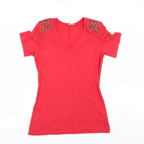 South Womens Red   Basic T-Shirt Size 14
