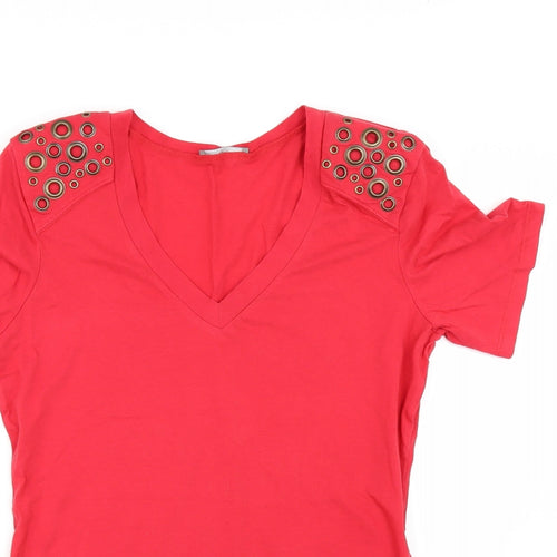 South Womens Red   Basic T-Shirt Size 14