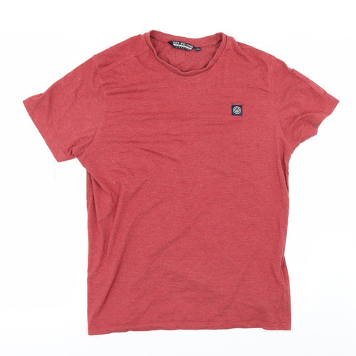Duck and Cover Mens Red    T-Shirt Size XL