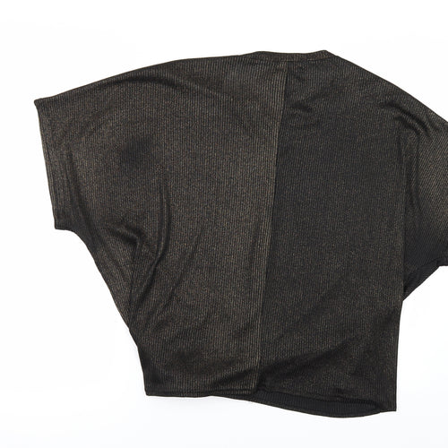 QED London Womens Black   Basic T-Shirt Size L