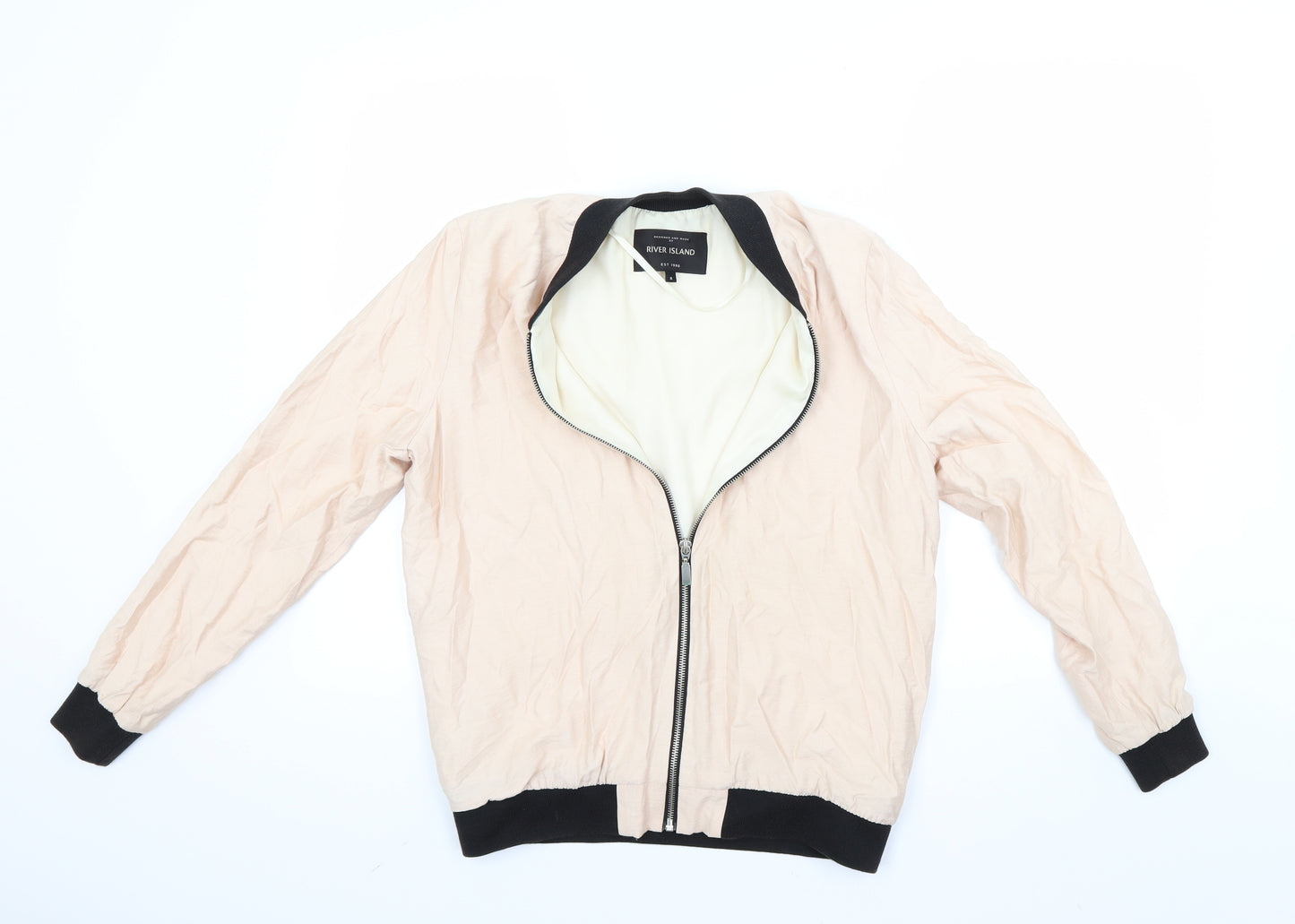 River Island Womens Pink   Jacket Coat Size 8