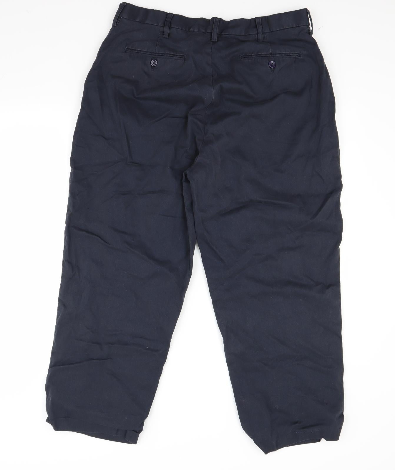 Pegasus Mens Blue   Chino Trousers Size 36 L31 in