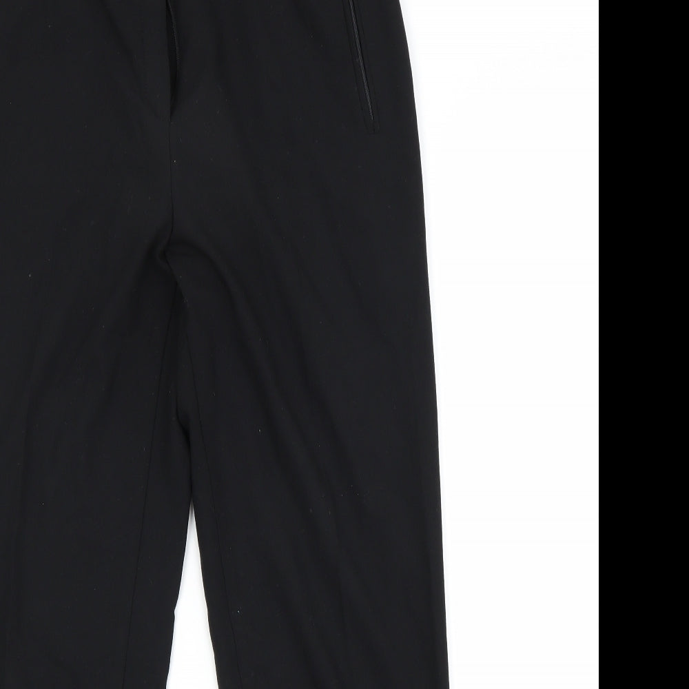Marks and Spencer Womens Black   Trousers  Size 10 L28 in