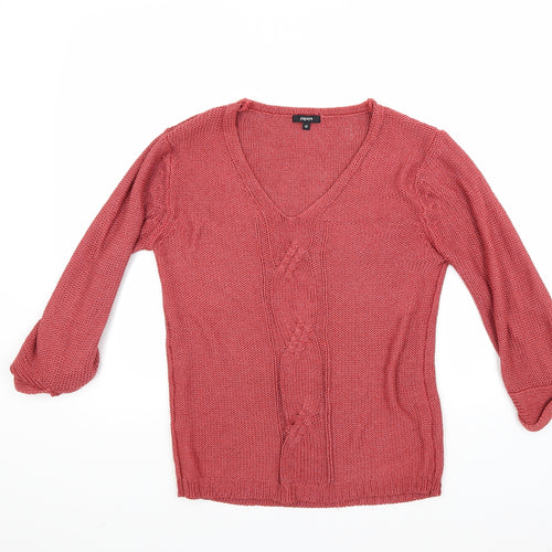 Papaya Womens Red   Pullover Jumper Size 12