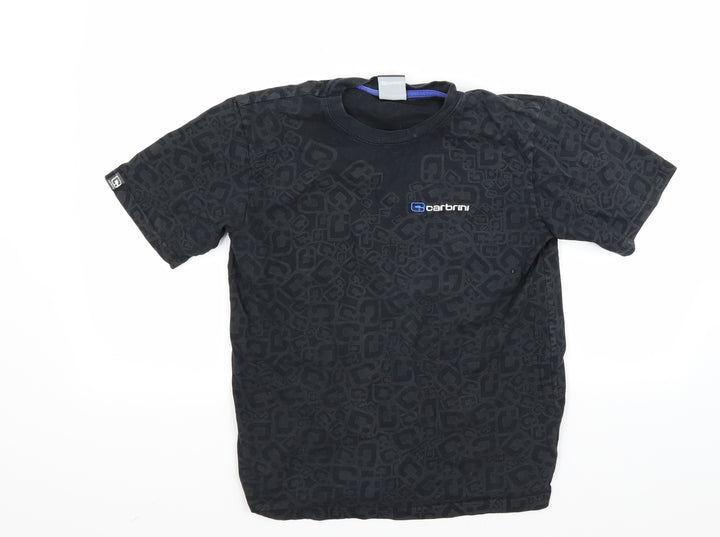 Carbini Boys Black   Basic T-Shirt Size 12 Years