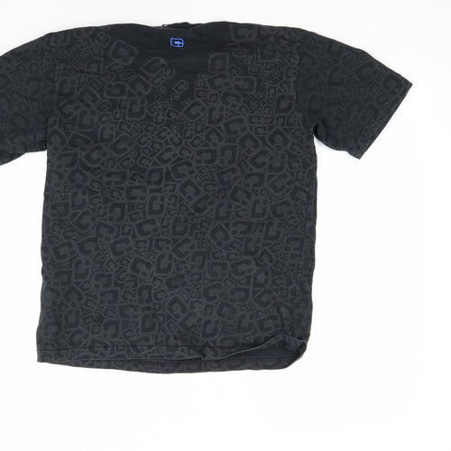 Carbini Boys Black   Basic T-Shirt Size 12 Years