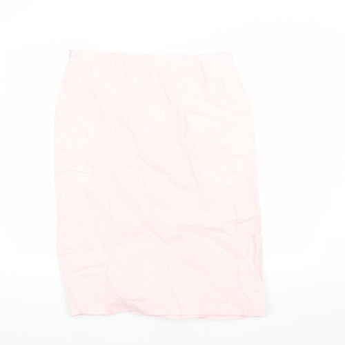 Jaeger Womens Pink   A-Line Skirt Size 14
