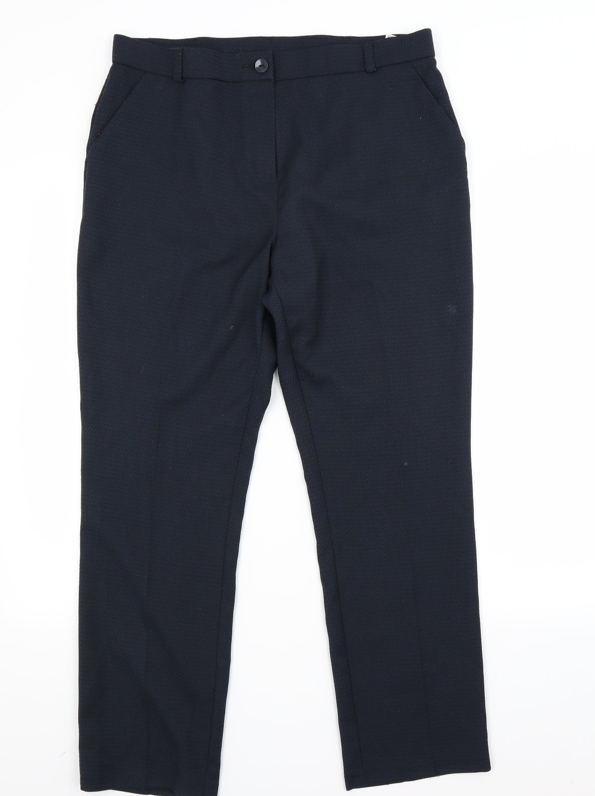 Marks and Spencer Womens Blue   Trousers  Size 14 L27 in