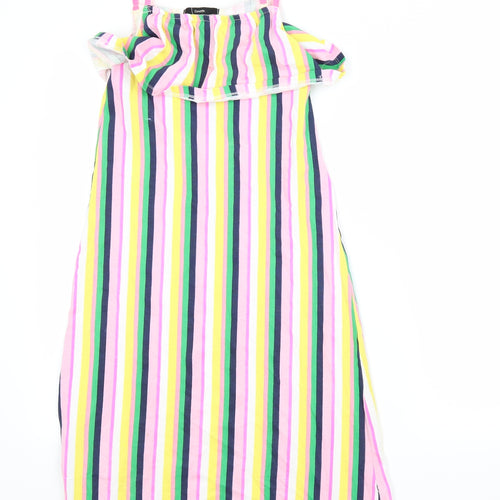 George Girls Multicoloured Striped  A-Line  Size 7-8 Years