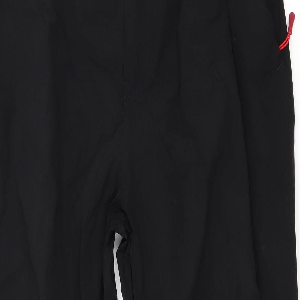 Preworn Boys Black   Jogger Trousers Size 3XL