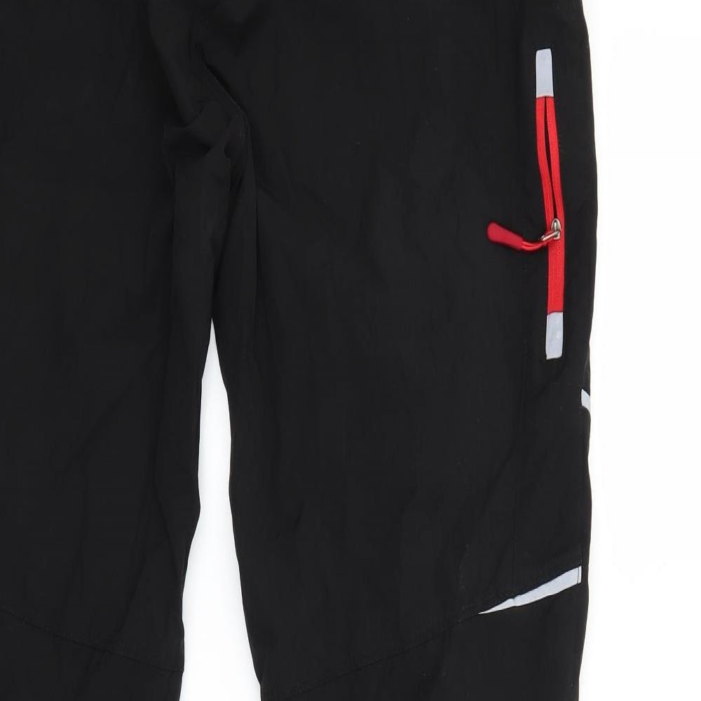 Preworn Boys Black   Jogger Trousers Size 3XL