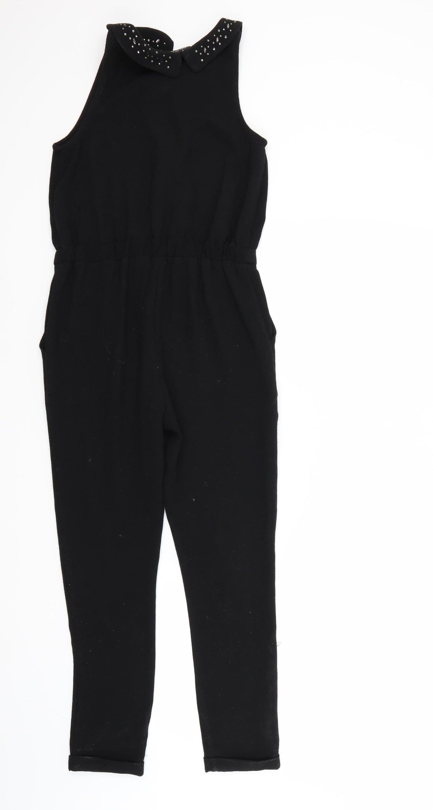 NEXT Girls Black   Bodysuit One-Piece Size 9-10 Years