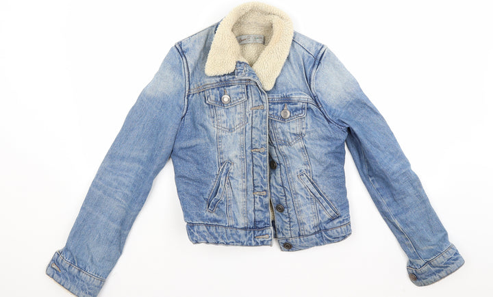 Primark Womens Blue Jacket Coat Size 6