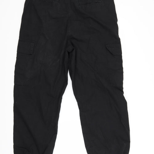 loom Mens Black   Trousers  Size 34 L30 in