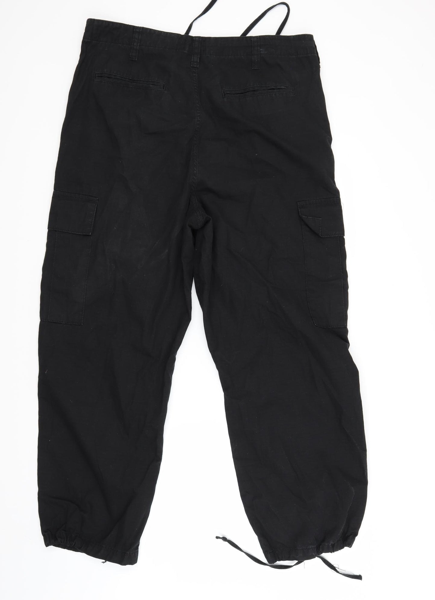 loom Mens Black   Trousers  Size 34 L30 in