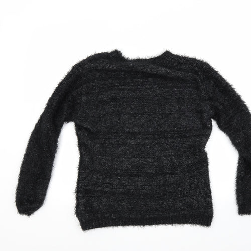 Preworn Womens Black   Pullover Jumper Size S