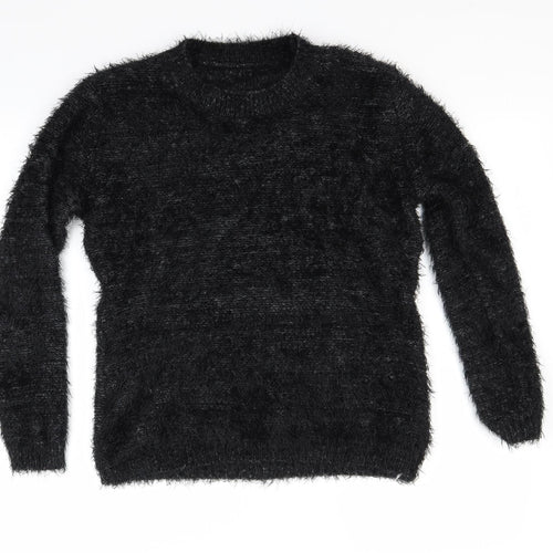 Preworn Womens Black   Pullover Jumper Size S