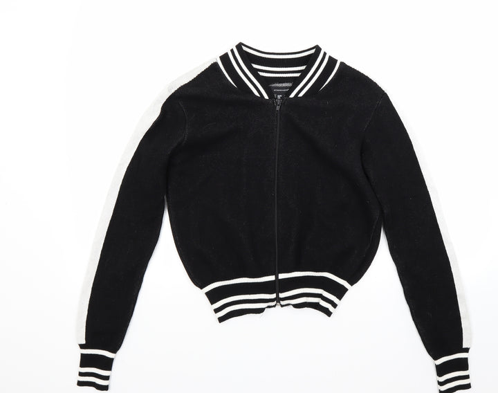 Atmosphere Womens Black   Full Zip Jumper Size 8