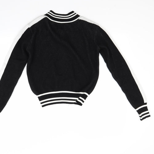 Atmosphere Womens Black   Full Zip Jumper Size 8