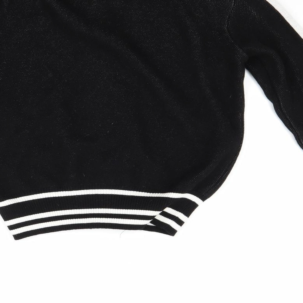 Atmosphere Womens Black   Full Zip Jumper Size 8