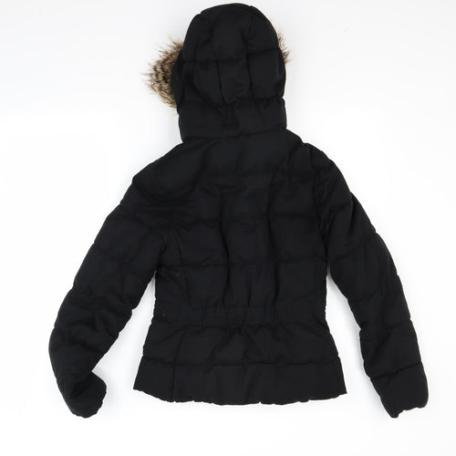 H&M Womens Black   Jacket Coat Size 8