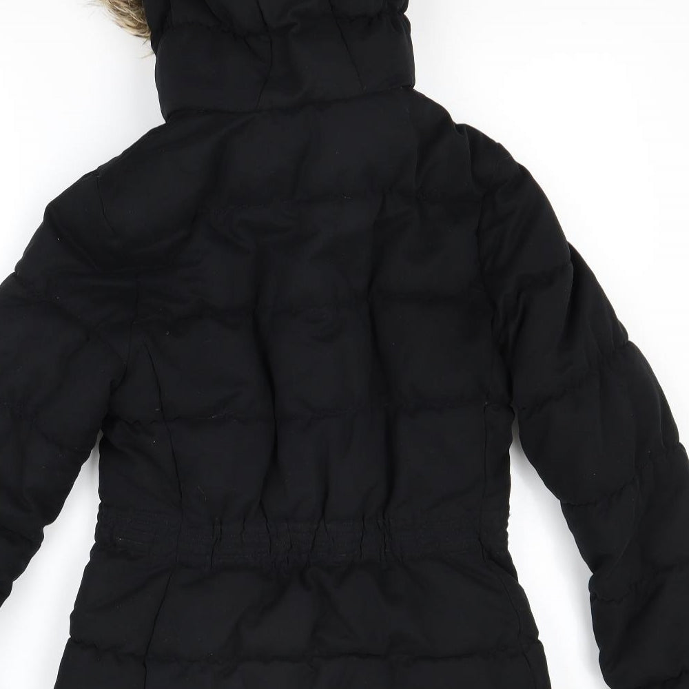 H&M Womens Black   Jacket Coat Size 8
