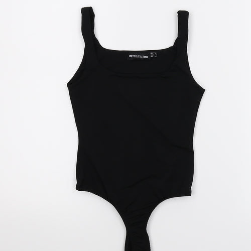 PRETTYLITTLETHING Womens Black   Basic Tank Size 6