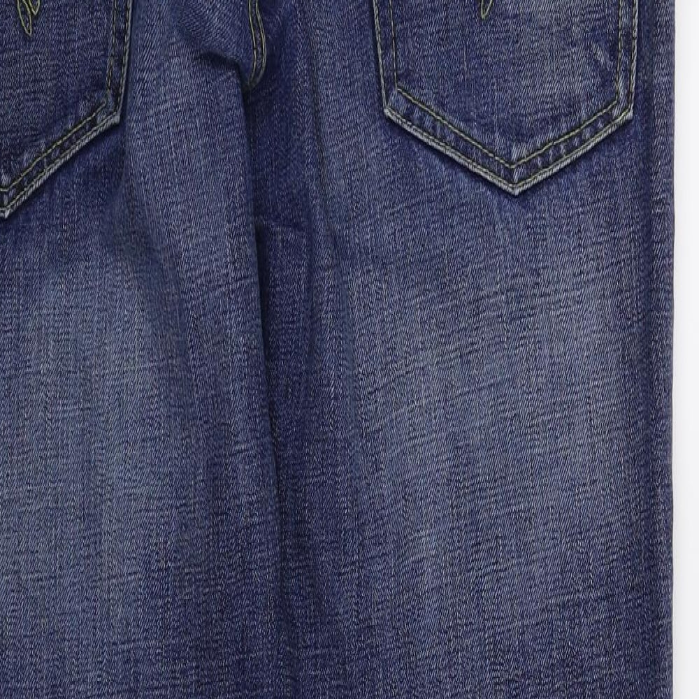 NEXT Mens Blue  Denim Straight Jeans Size 34 L32 in