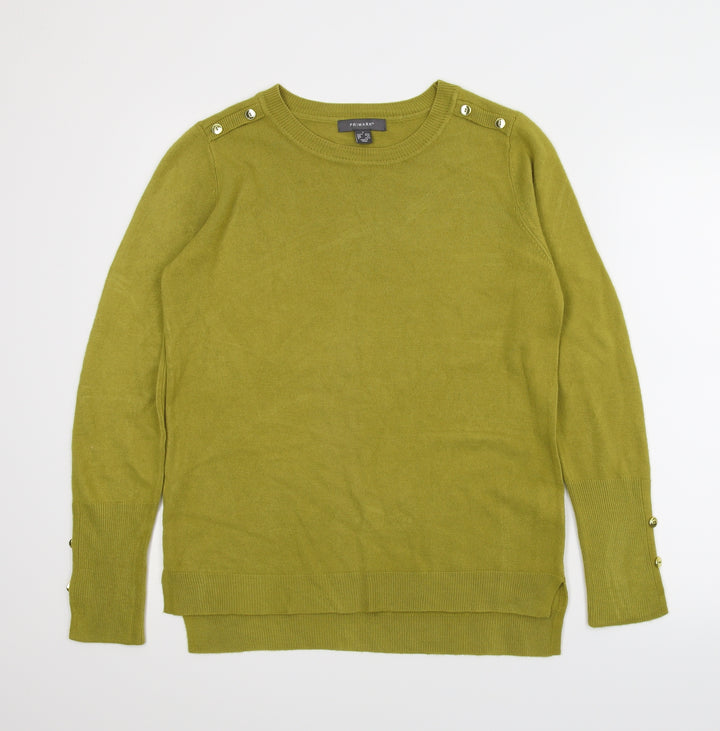Primark Womens Yellow   Pullover Jumper Size 12