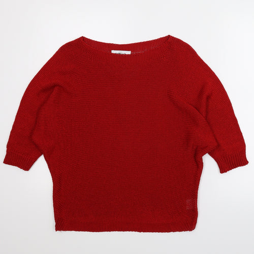 Isabella D Womens Red   Pullover Jumper Size S