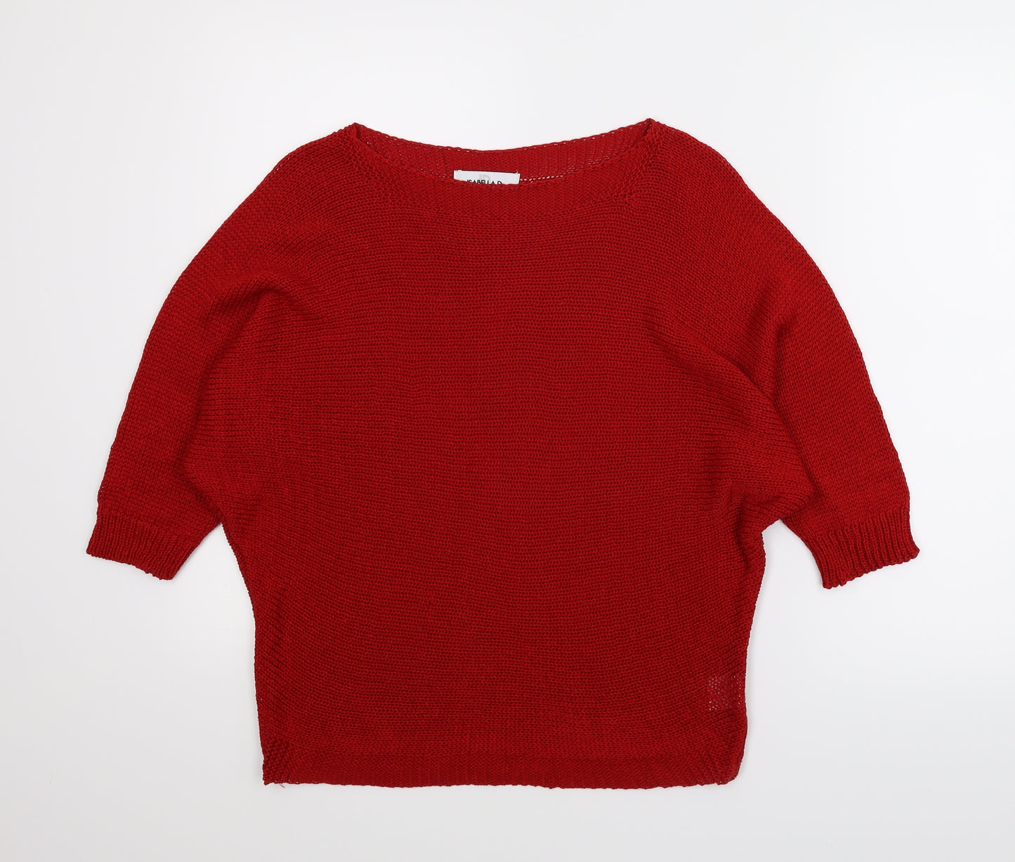 Isabella D Womens Red   Pullover Jumper Size S