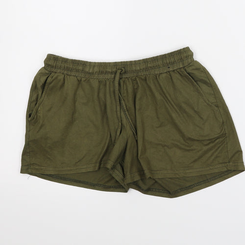 Atmosphere Womens Green   Paperbag Shorts Size 10