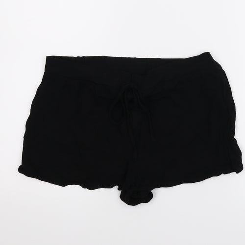 FOREVR 21 Womens Black   Paperbag Shorts Size M