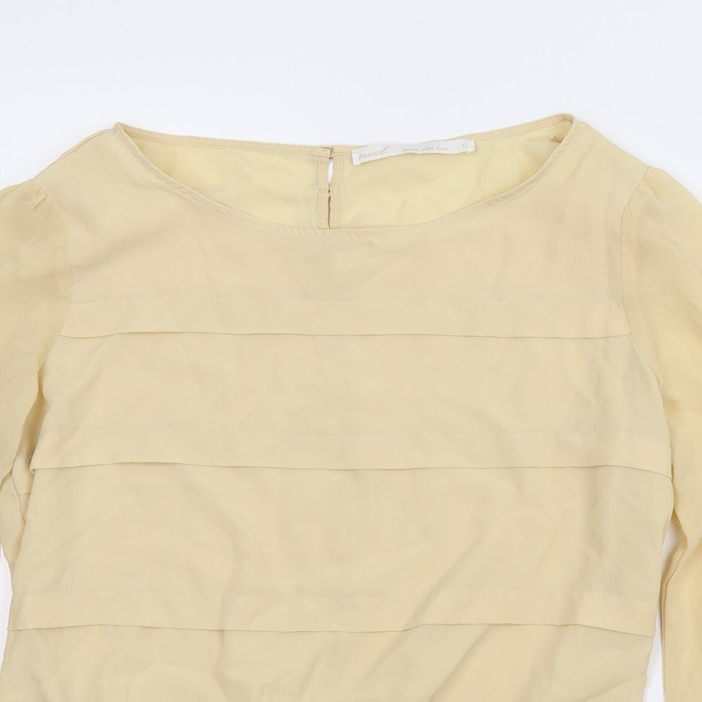 NEXT Womens Beige   Basic Blouse Size 12