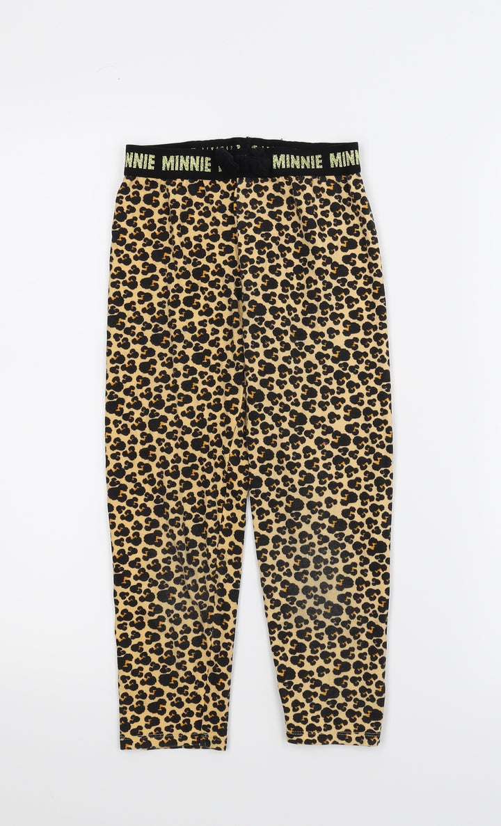 Disney Girls Multicoloured Animal Print  Skimmer Shorts Size 8 Years