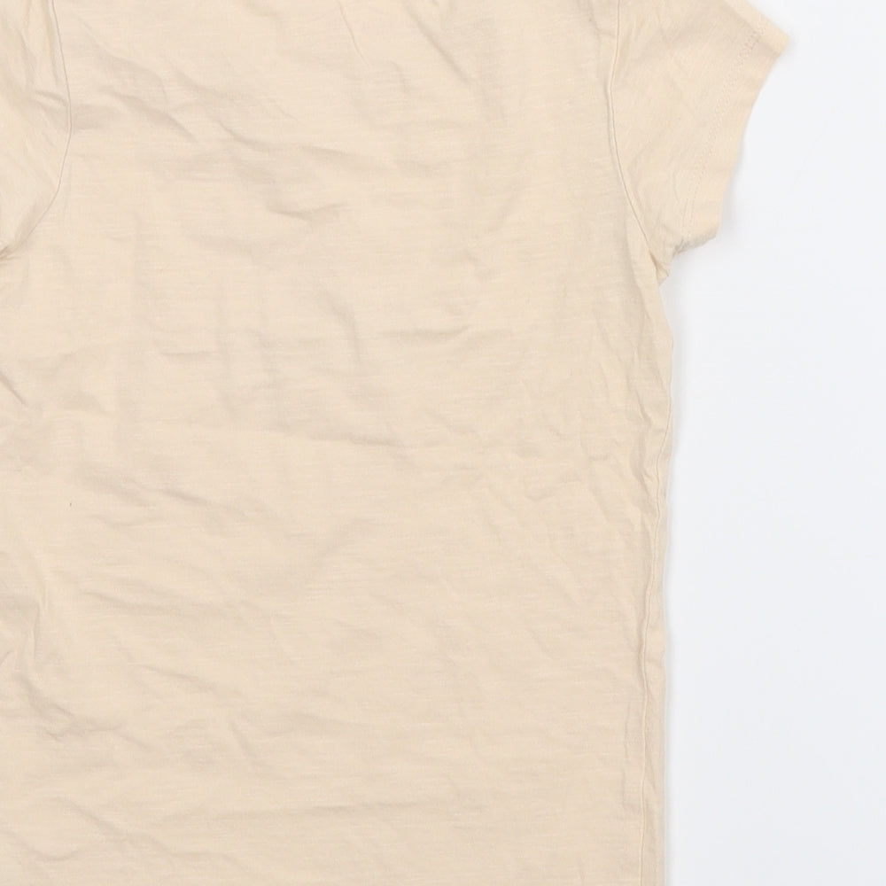 NEXT Girls Beige   Basic T-Shirt Size 6 Years