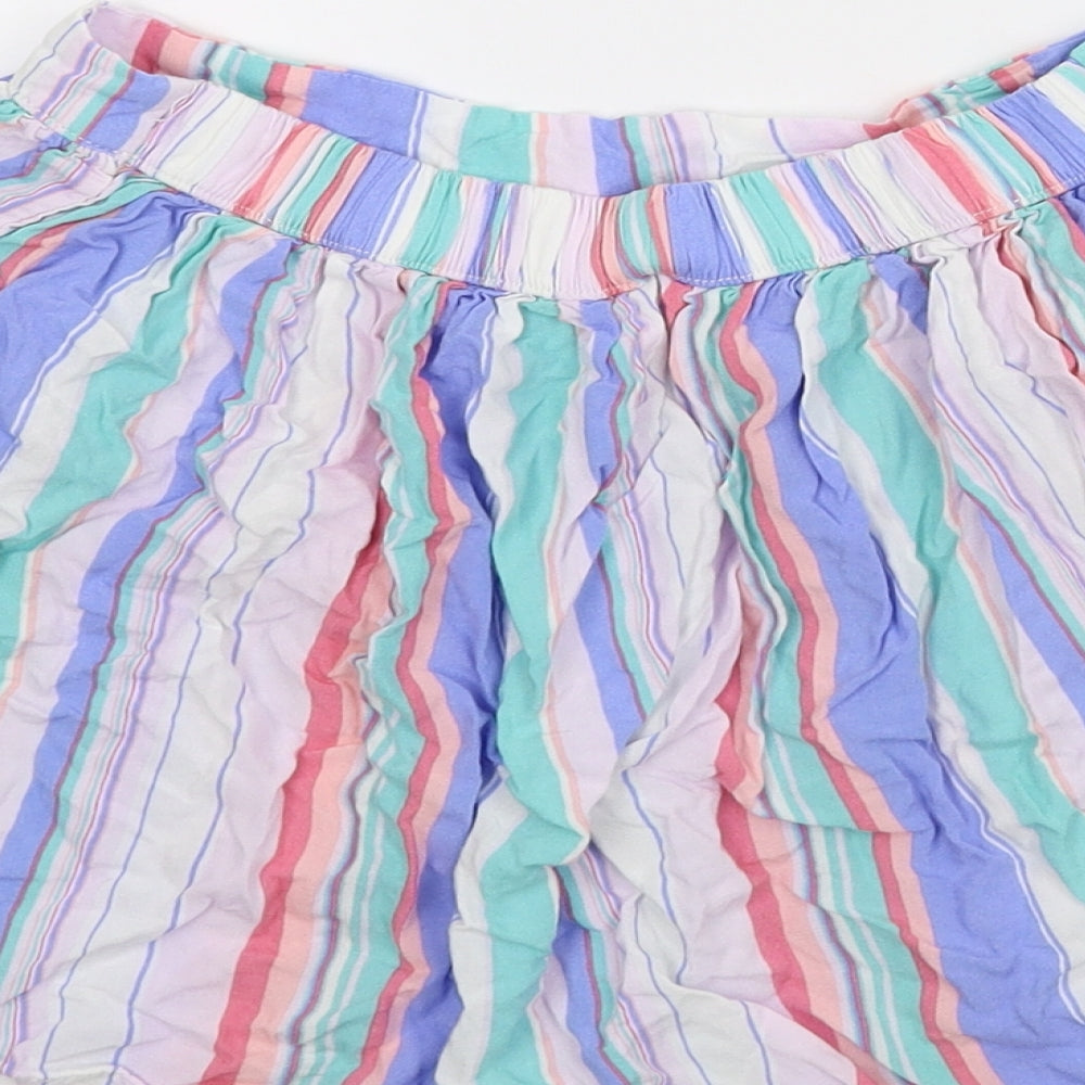 NEXT Girls Multicoloured Striped  A-Line Skirt Size 11 Years