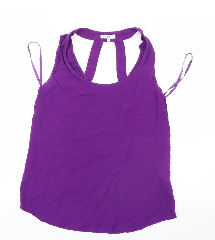 New Look Womens Purple   Basic Tank Size 8