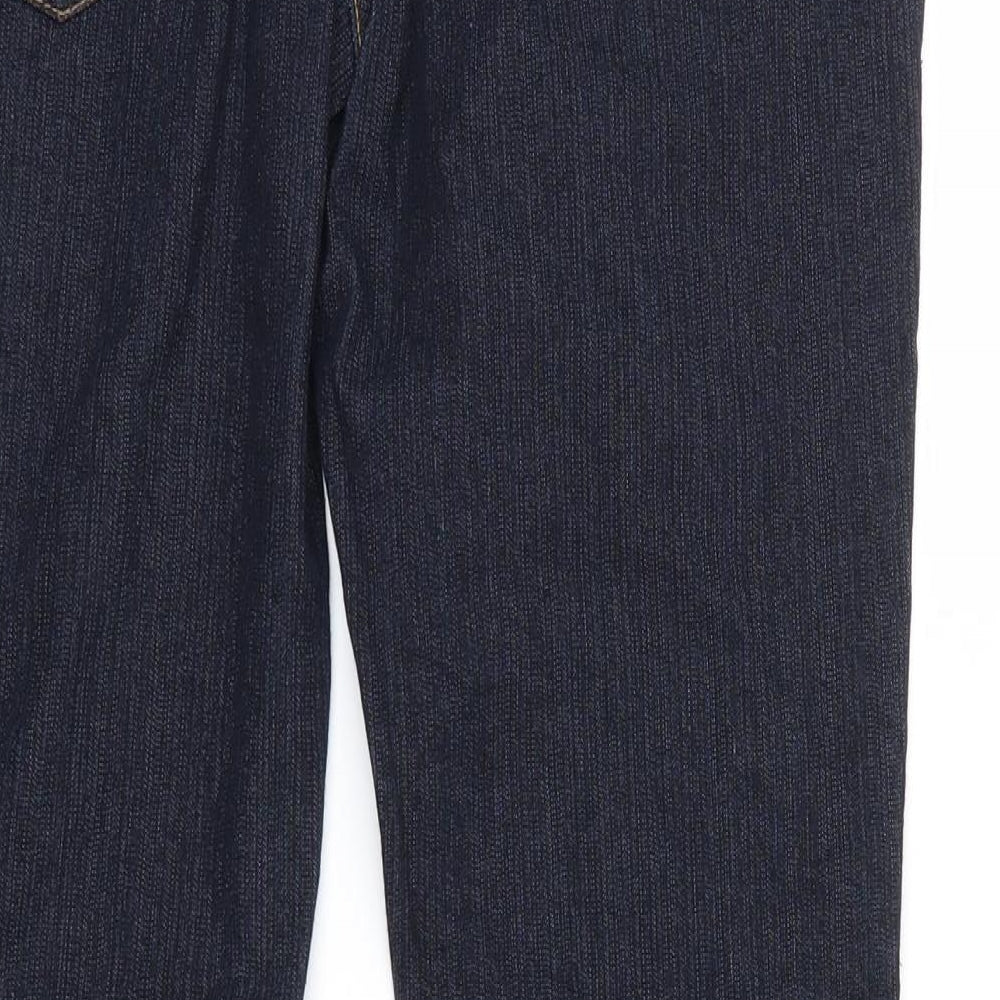 F&F Womens Blue  Denim Straight Jeans Size 12 L28 in