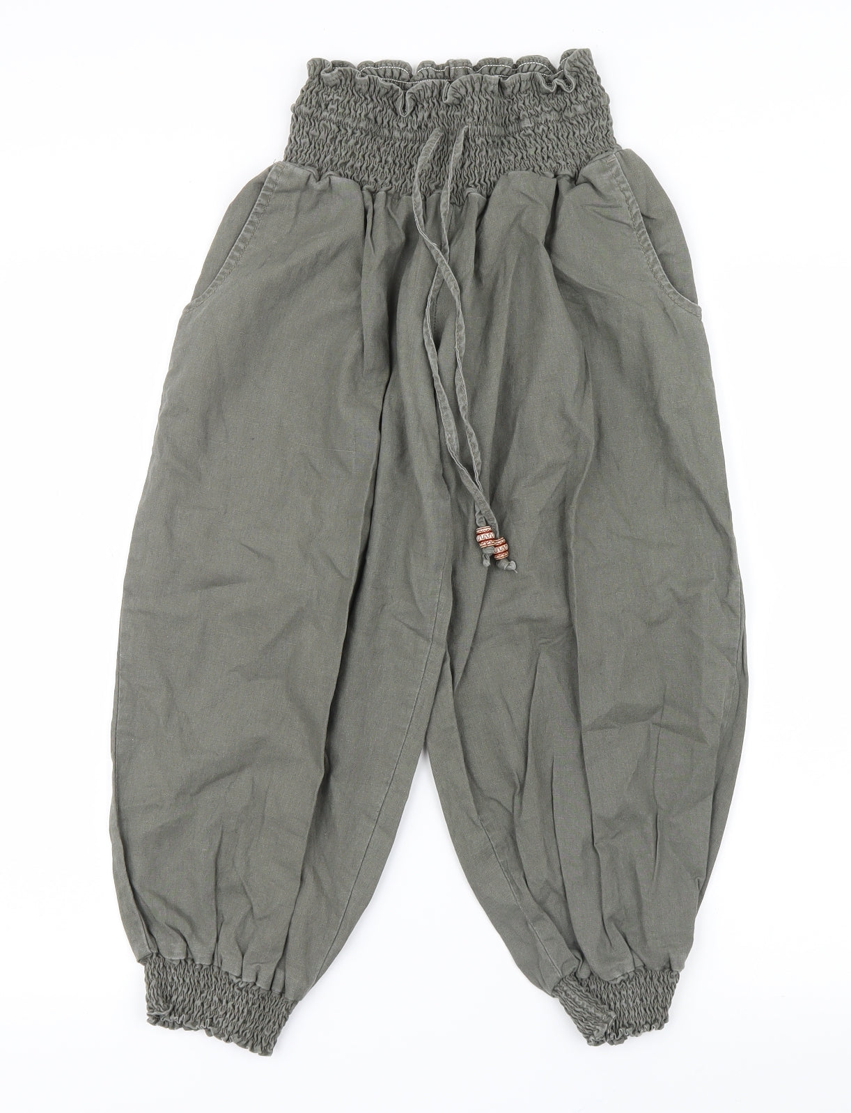 George Womens Green   Cargo Trousers Size 12 L21 in
