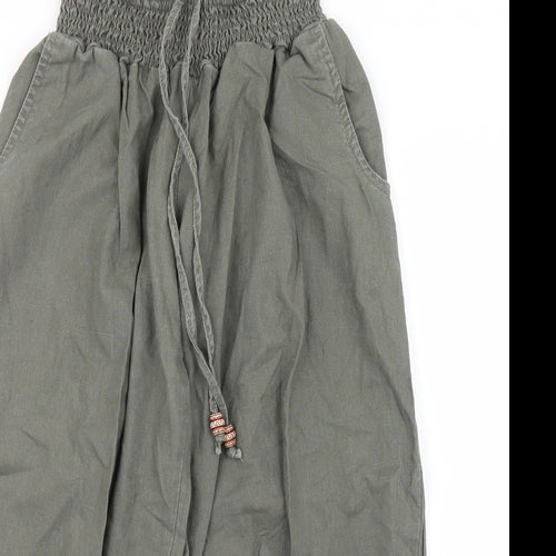 George Womens Green   Cargo Trousers Size 12 L21 in