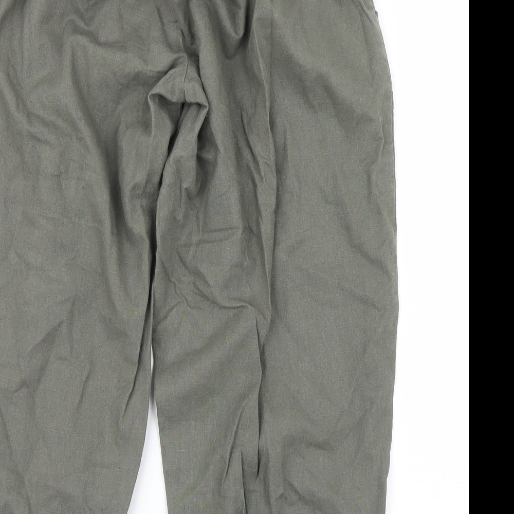 George Womens Green   Cargo Trousers Size 12 L21 in