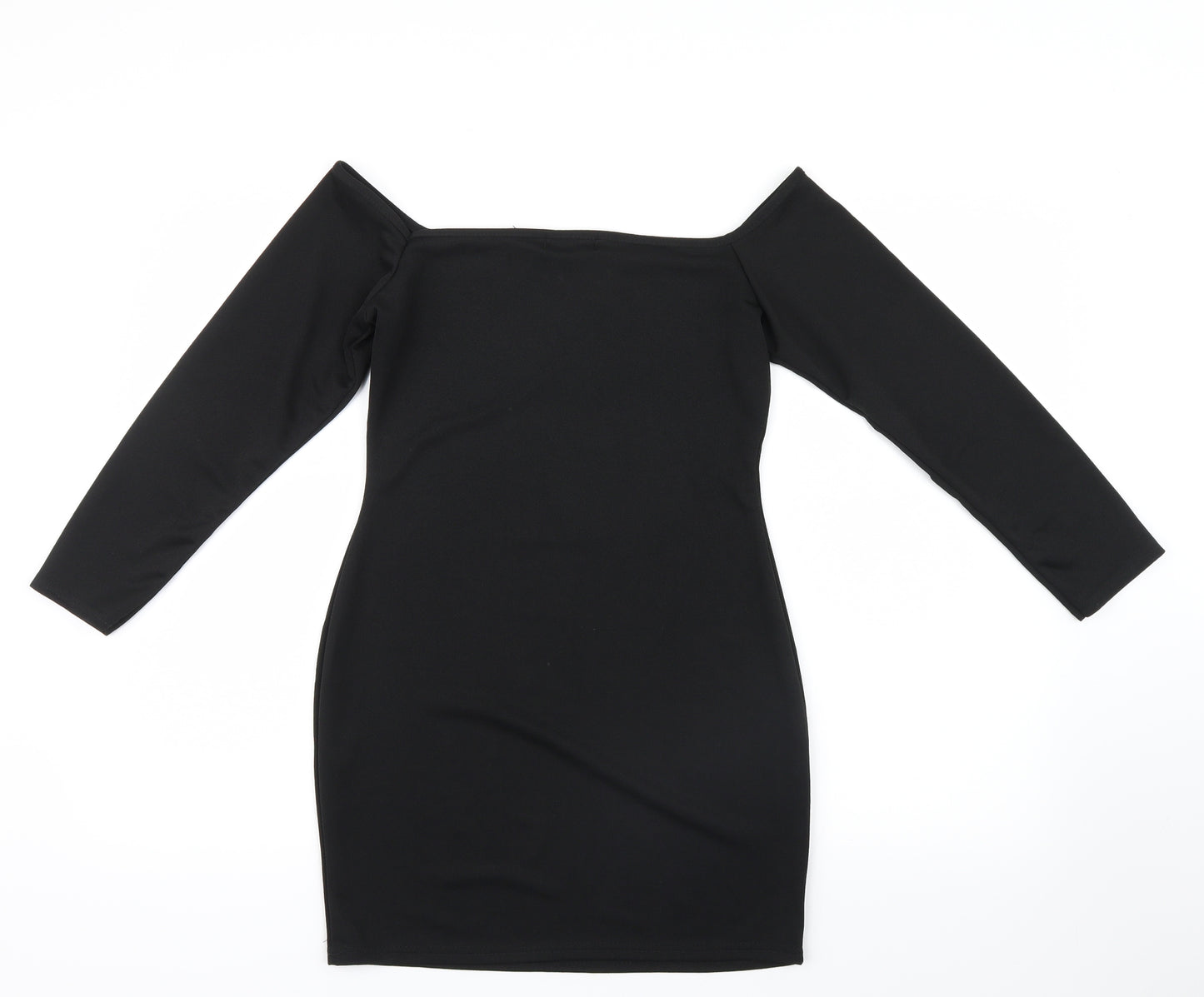 PRETTYLITTLETHING Womens Black   Shirt Dress  Size 10