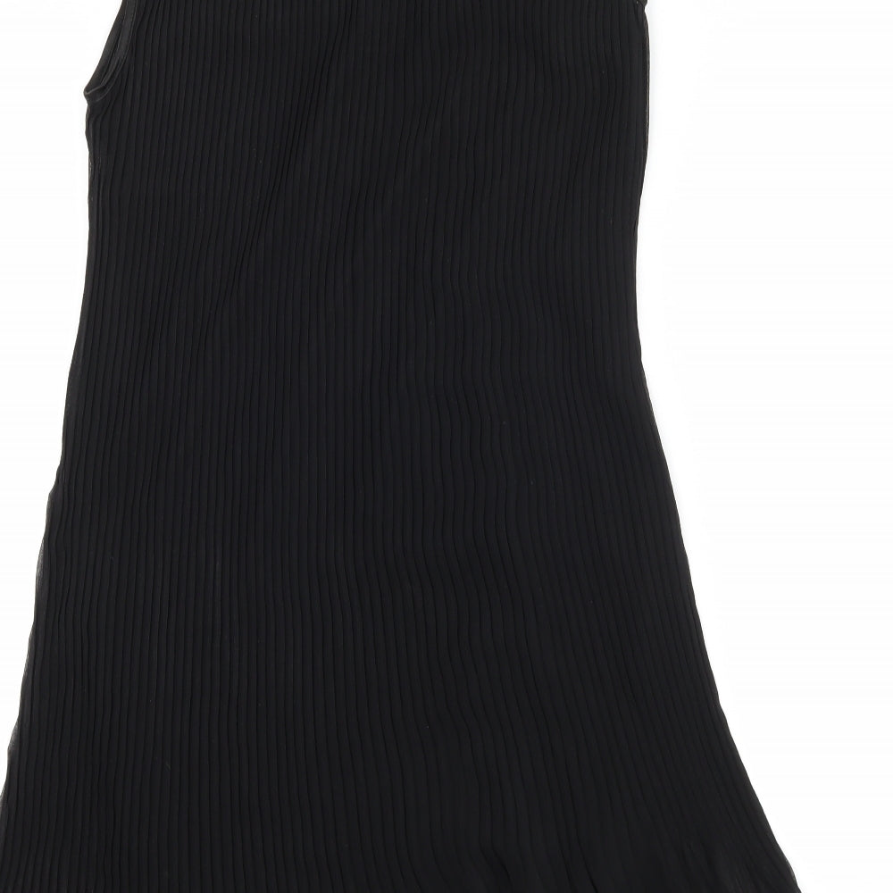 Sublims Womens Black   A-Line  Size M  - Pleated