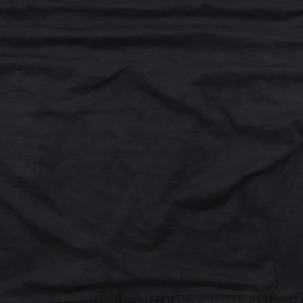 Cherry Couture Womens Black  Velour Kimono Blouse Size S
