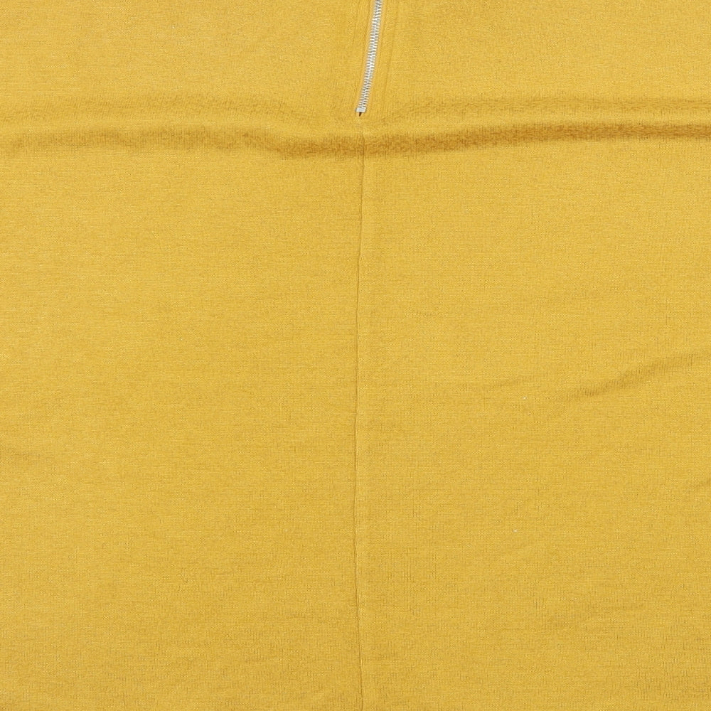 Primark Womens Yellow  Knit Pullover Jumper Size 12