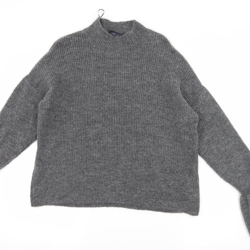Marks and Spencer Womens Grey  Knit Pullover Jumper Size M